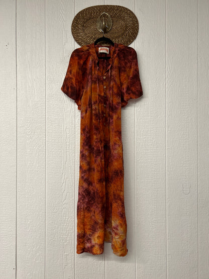 Crepe Sari Summer Woodstock Duster 0626 179
