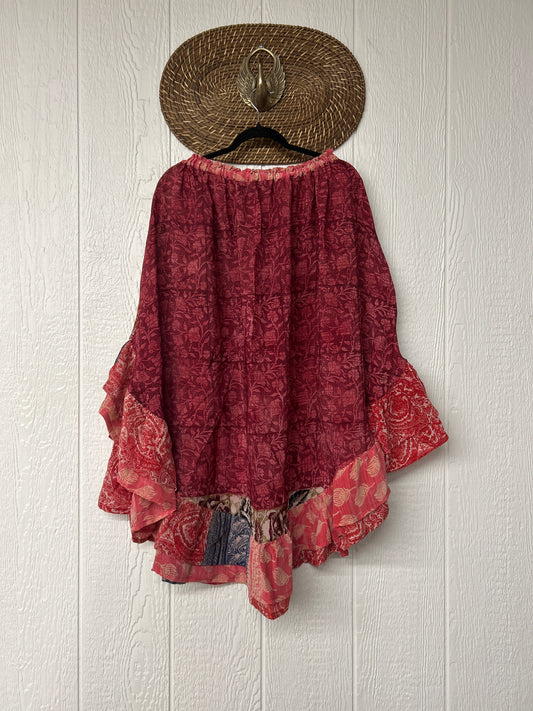 Crepe Wild Rose Skirt 1025 196