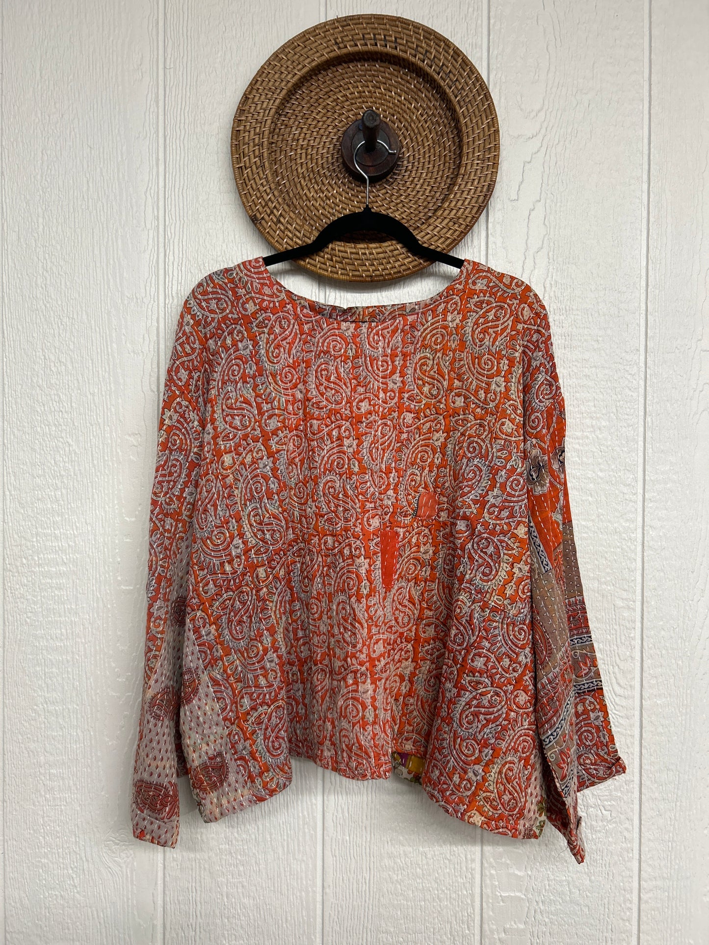 Pareo Kantha Wanderer Pocket Crop Top 0226 089