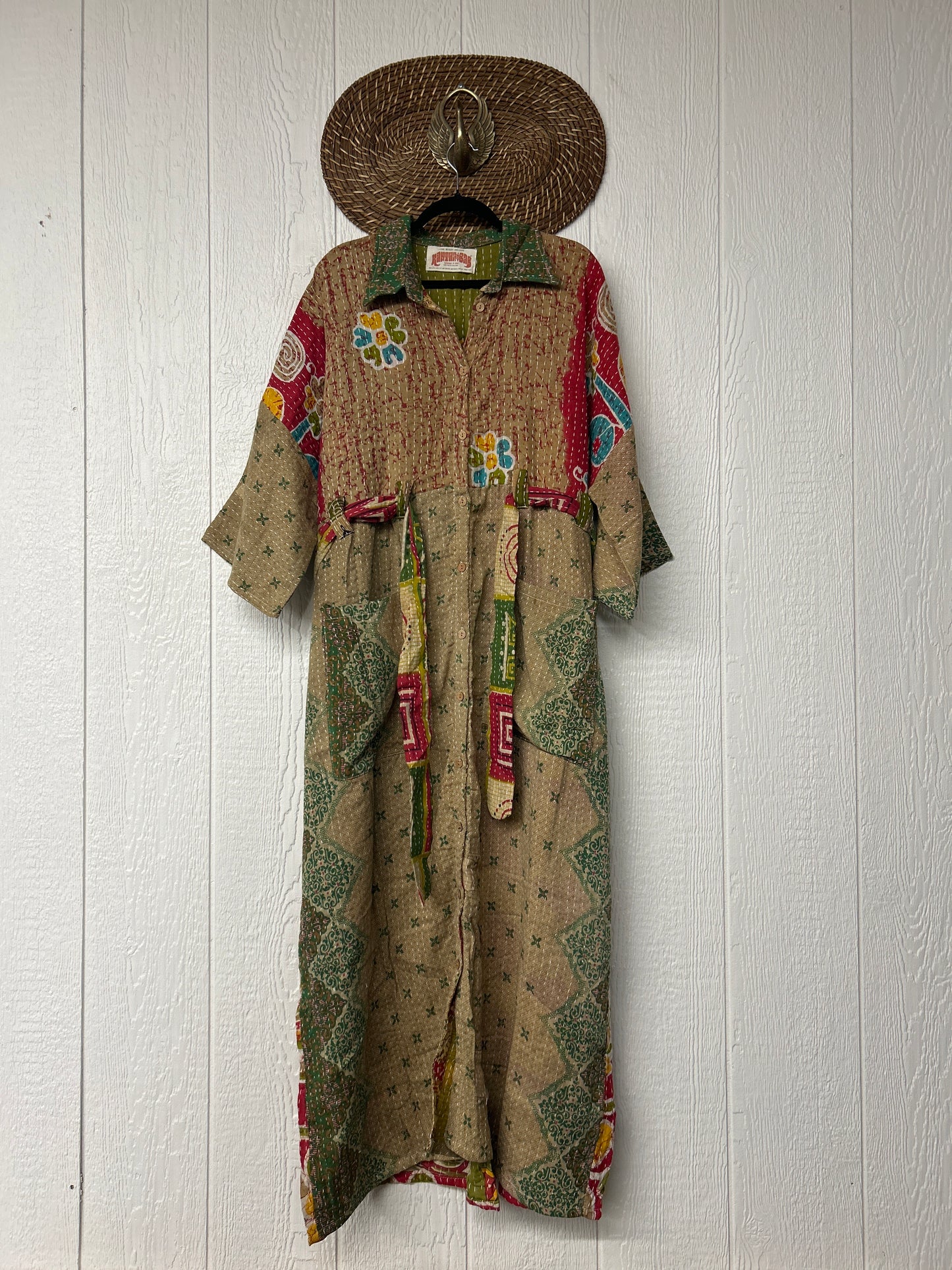 Pareo Kantha Gravity Duster Dress 0226 026