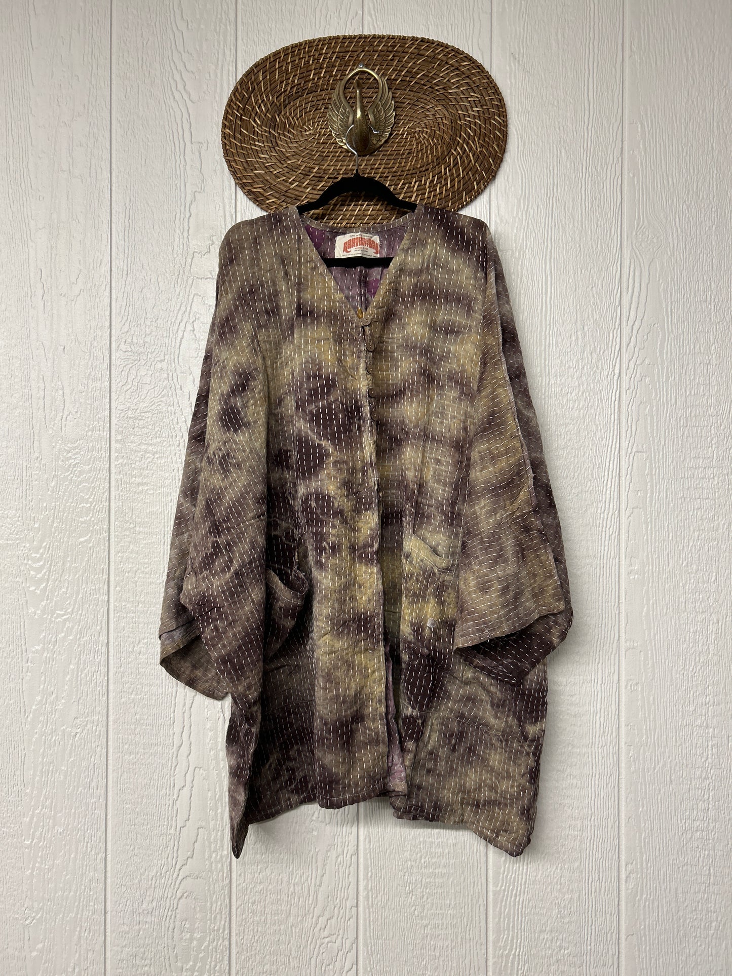 Pareo Kantha Gaia Split Tunic 0526 027