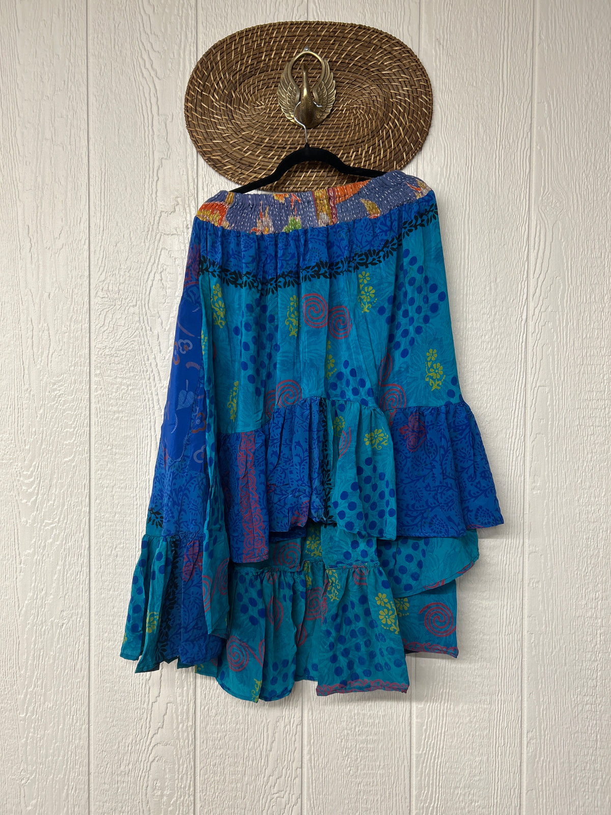 Crepe Sari Dahlia Skirt 1026 061