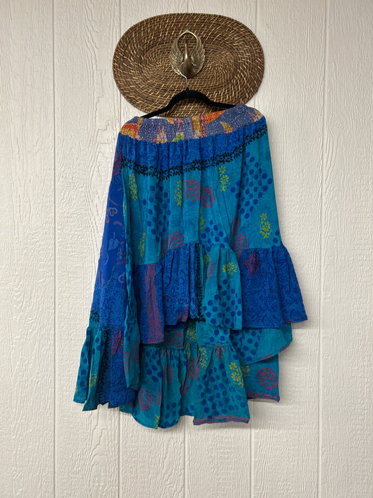 Crepe Sari Dahlia Skirt 1026 061