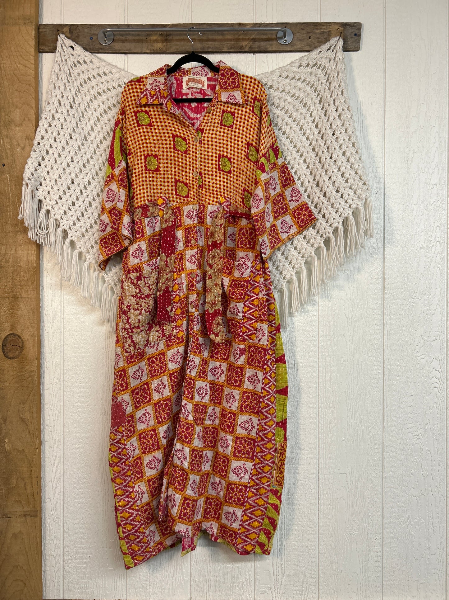 Pareo Kantha Gravity Duster Dress 0226 164