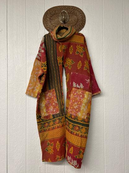 Fine Kantha Cowl Split Pullover 1225 074