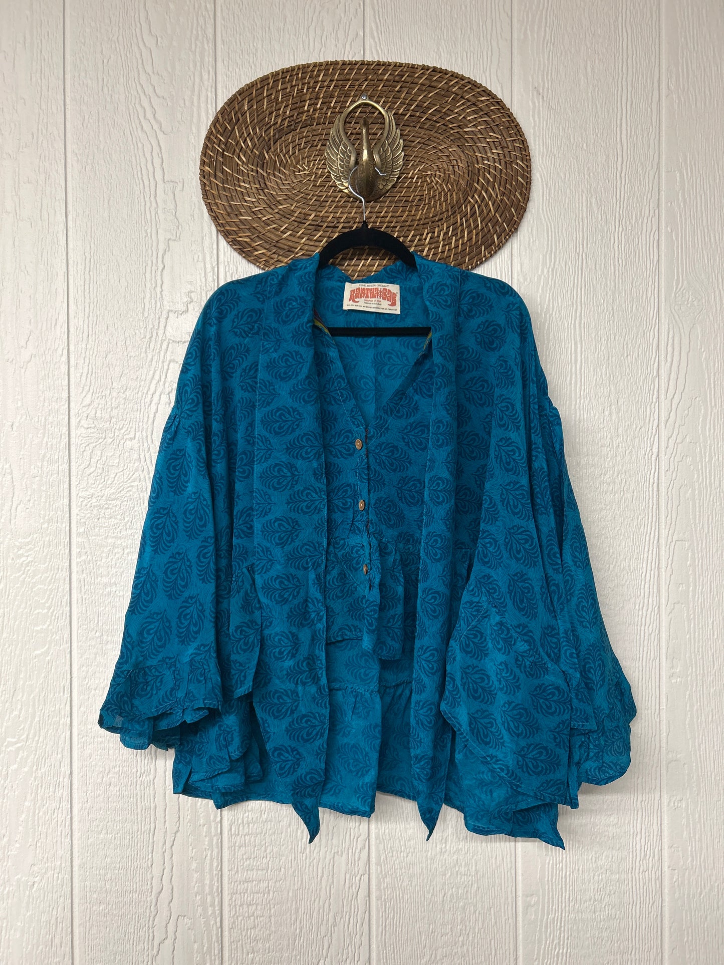 Crepe Sari Wild Rose Top 1225 231