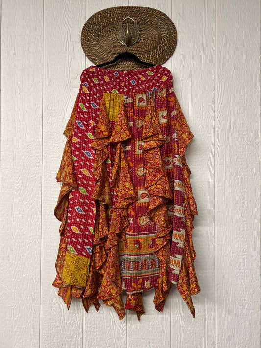 Pareo Kantha Willow Maxi Skirt 0826 155