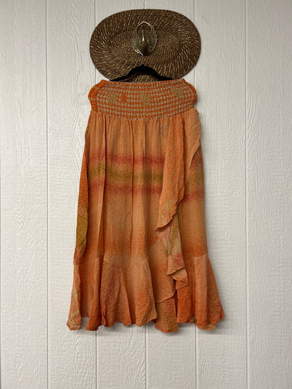 Crepe Sari Inner Peace Wrap Skirt 0626 085