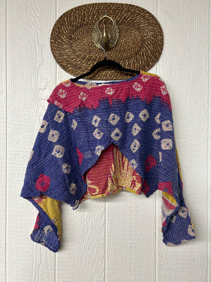 Pareo Kantha In Bloom Cropped Pullover 0326 176