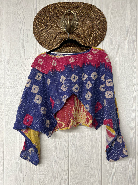 Pareo Kantha In Bloom Cropped Pullover 0326 176