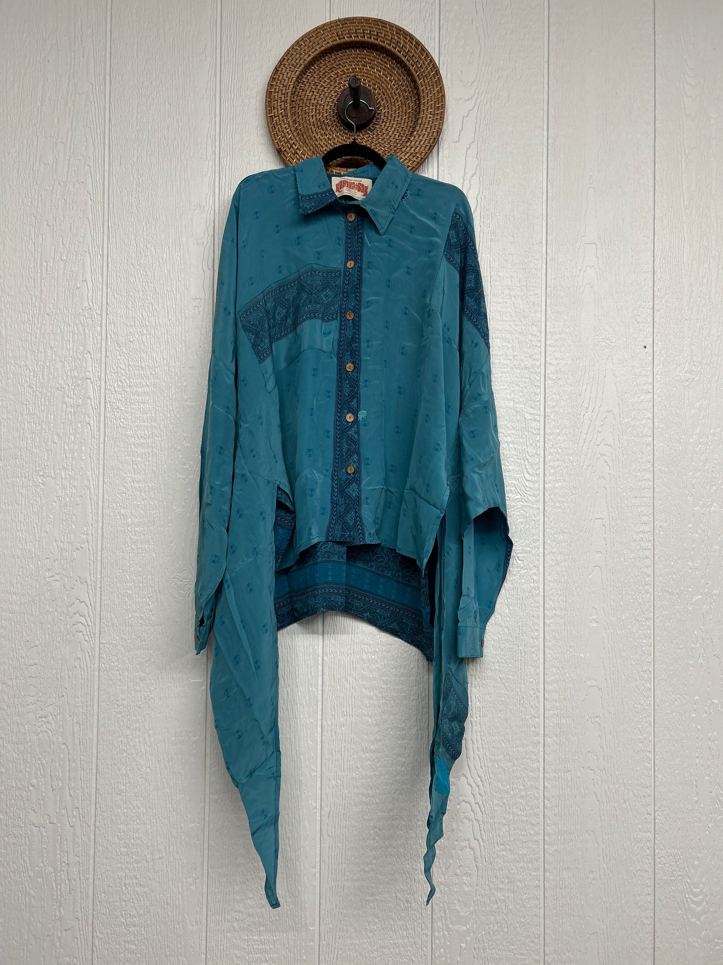 Crepe Sari Nirvana Button Down 1125 258