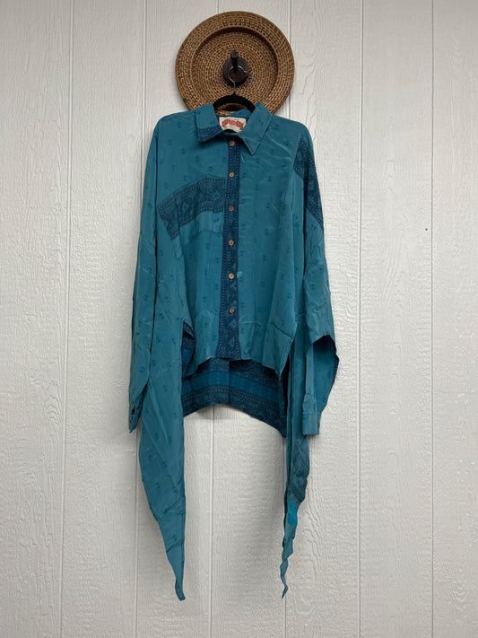 Crepe Sari Nirvana Button Down 1125 258