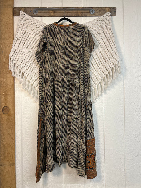Crepe Sari Summer Evermore Kimono 0726 160
