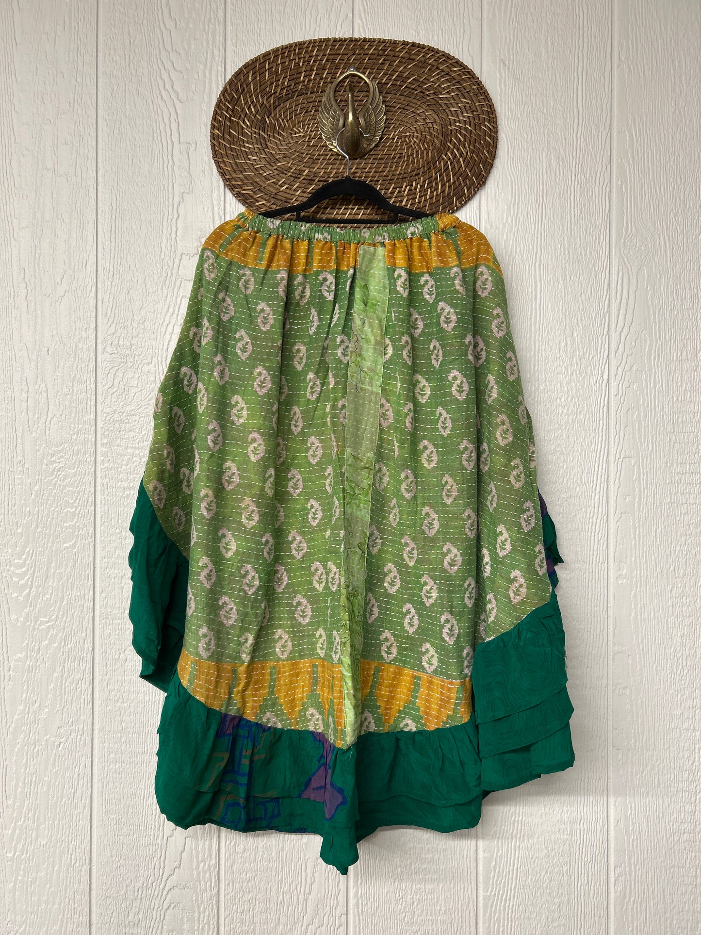 Pareo Kantha Wild Rose Skirt 0426 045