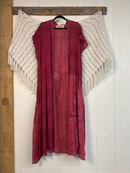 Crepe Sari Summer Evermore Kimono 0726 171