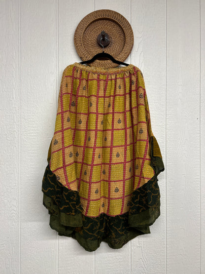 Pareo Kantha Wild Rose Skirt 0426 146
