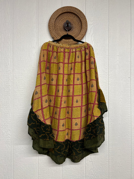 Pareo Kantha Wild Rose Skirt 0426 146