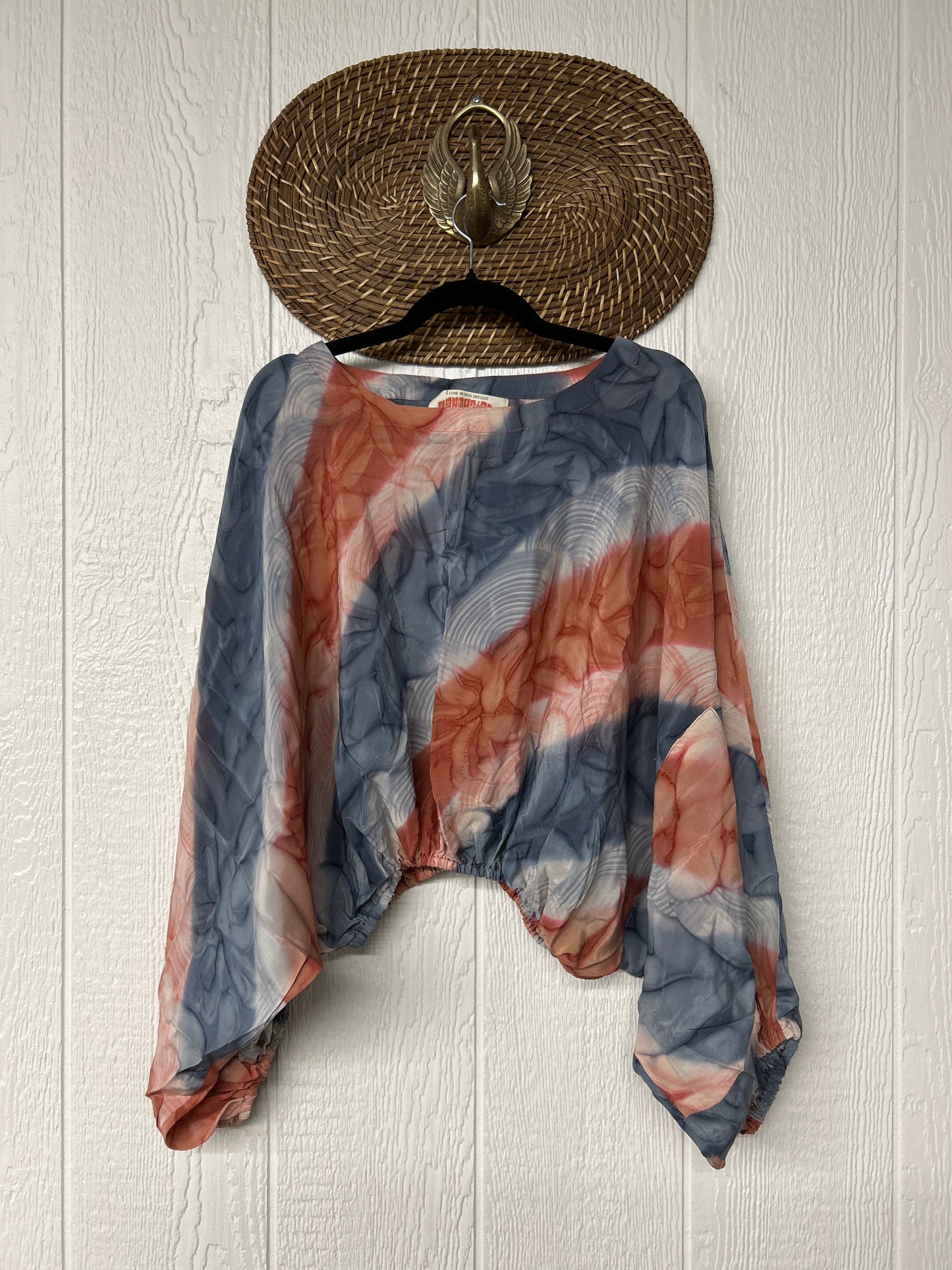 Crepe Sari Luna Crop Top 0526 025