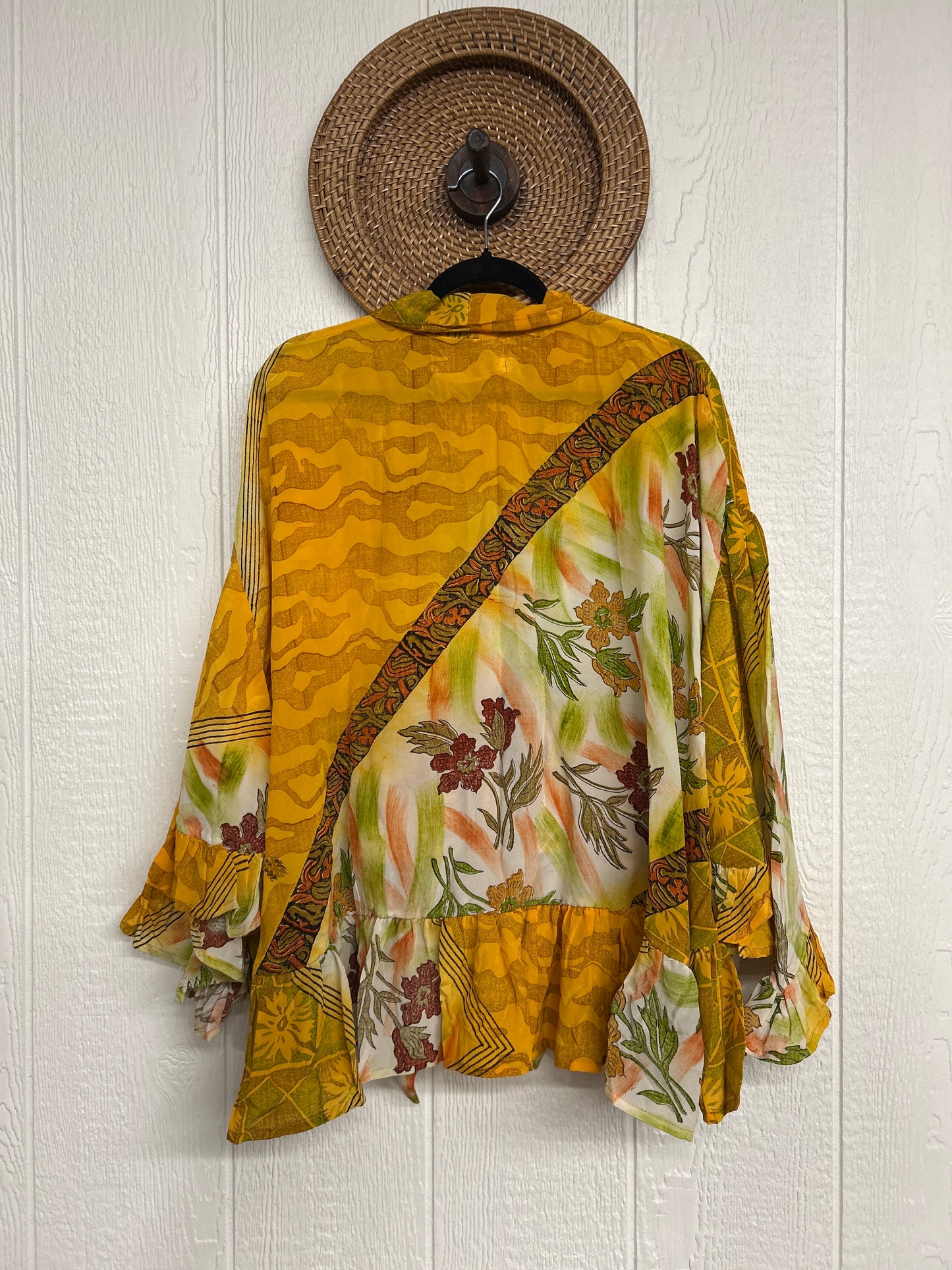 Crepe Sari Wild Rose Top 1225 123