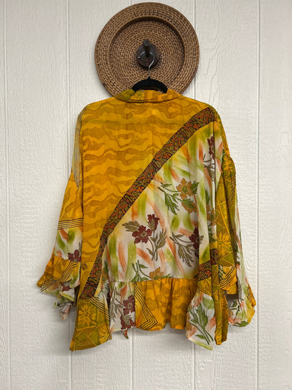 Crepe Sari Wild Rose Top 1225 123