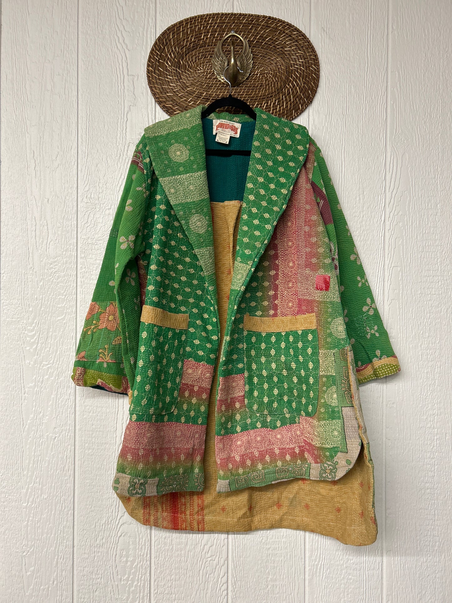 Fine Kantha Drifter Coat 1125 038
