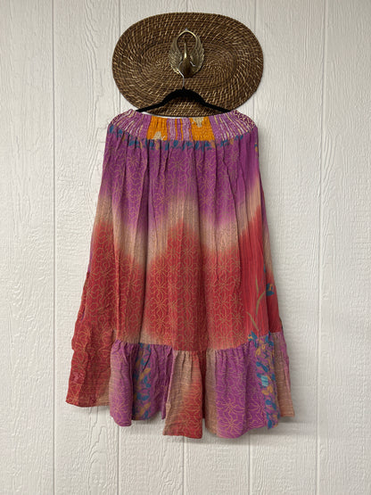 Crepe Sari Dahlia Skirt 1026 095