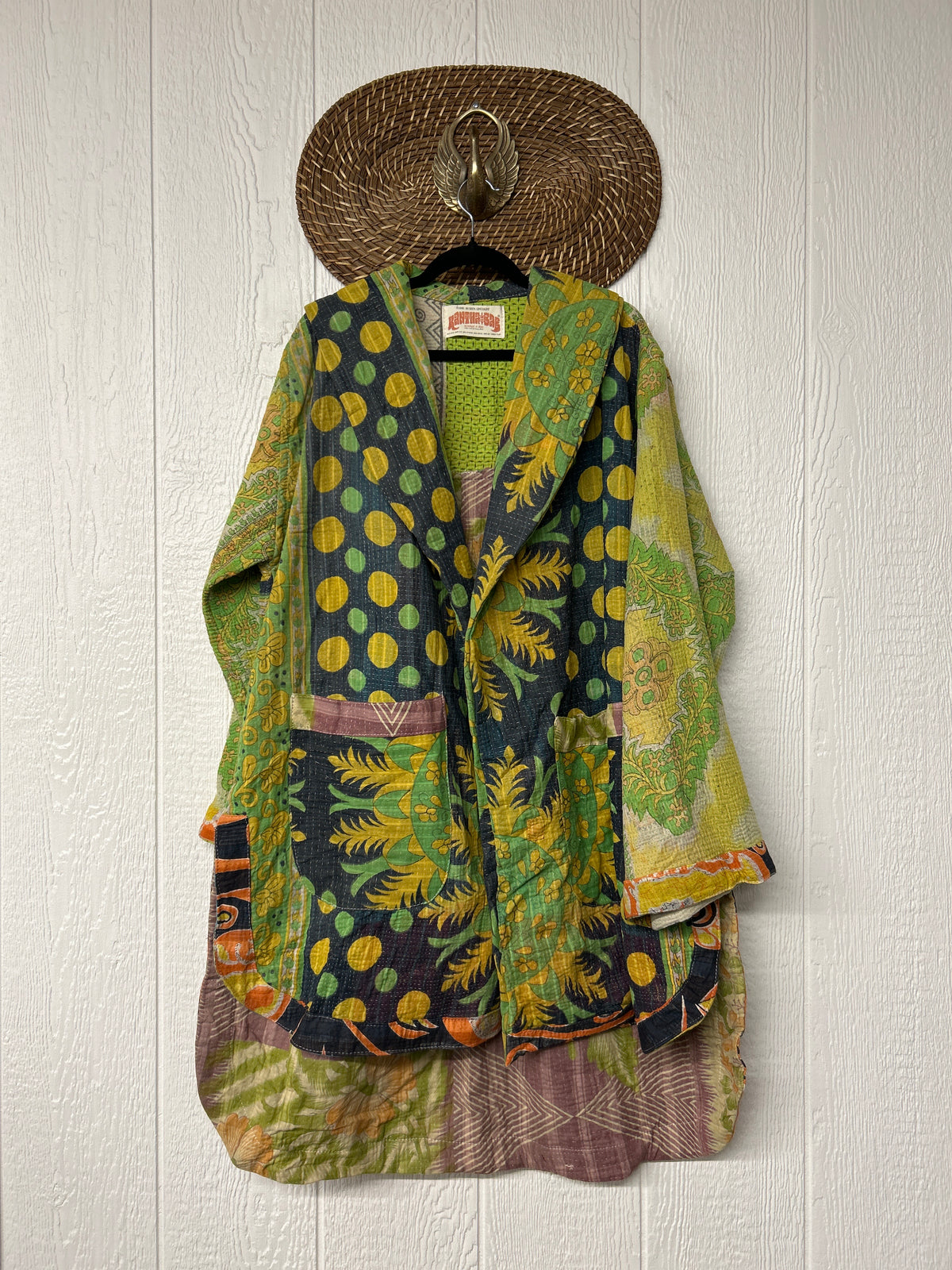 Fine Kantha Drifter Coat 1026 087