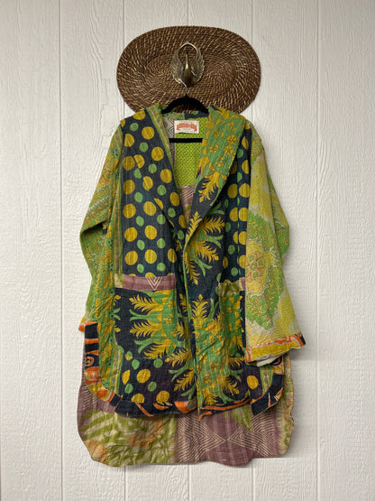 Fine Kantha Drifter Coat 1026 087