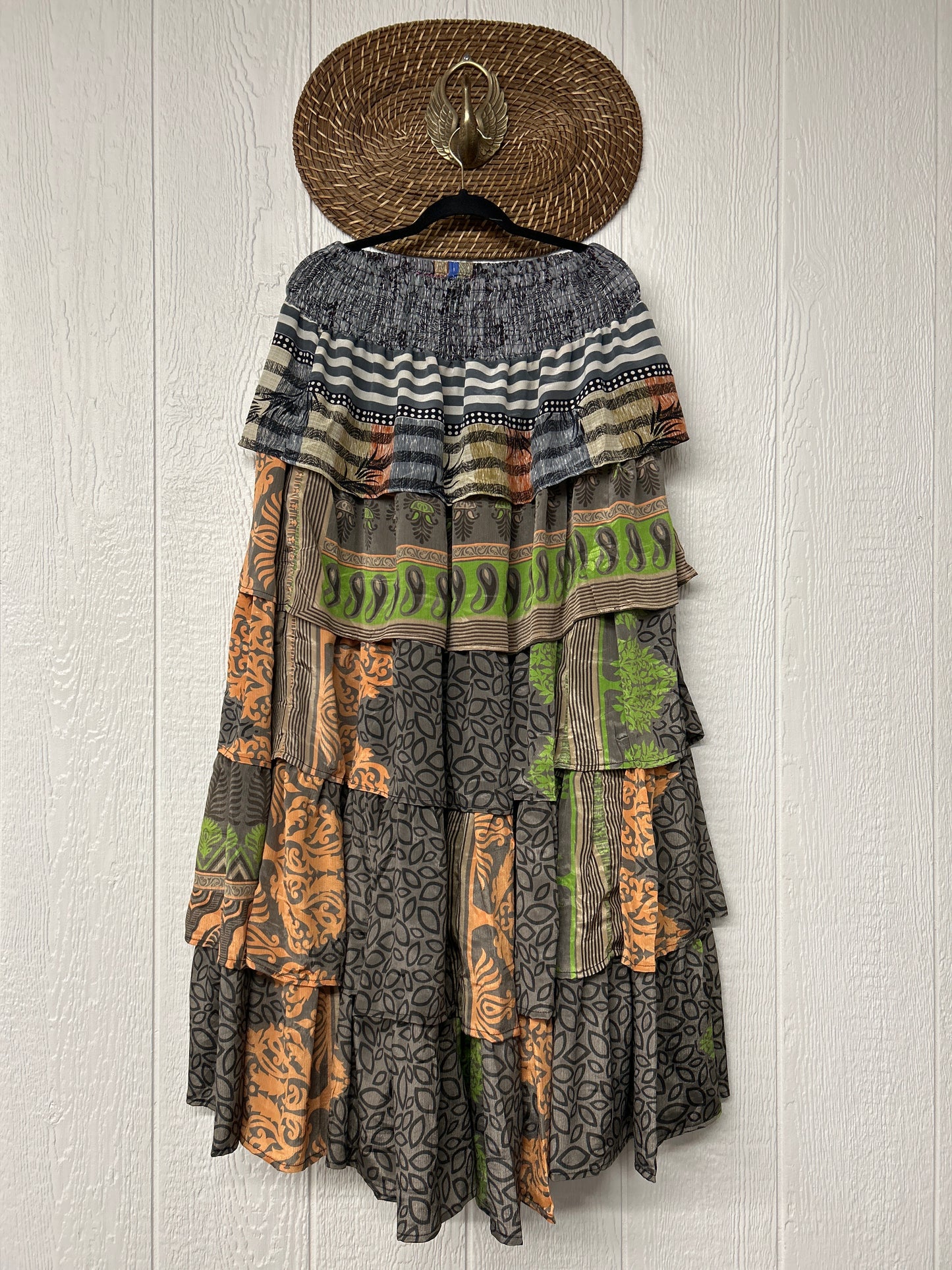 Rasgulla Sari Venus Ruffle Maxi 1125 015