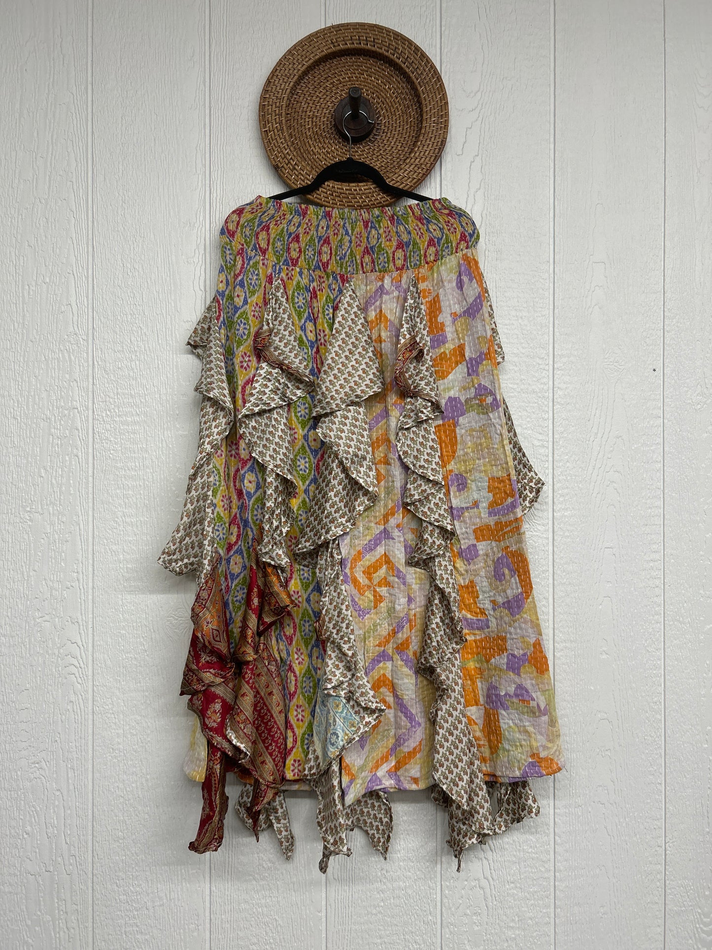 Pareo Kantha Willow Maxi Skirt 0826 214