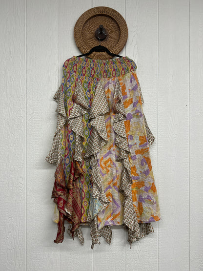 Pareo Kantha Willow Maxi Skirt 0826 214