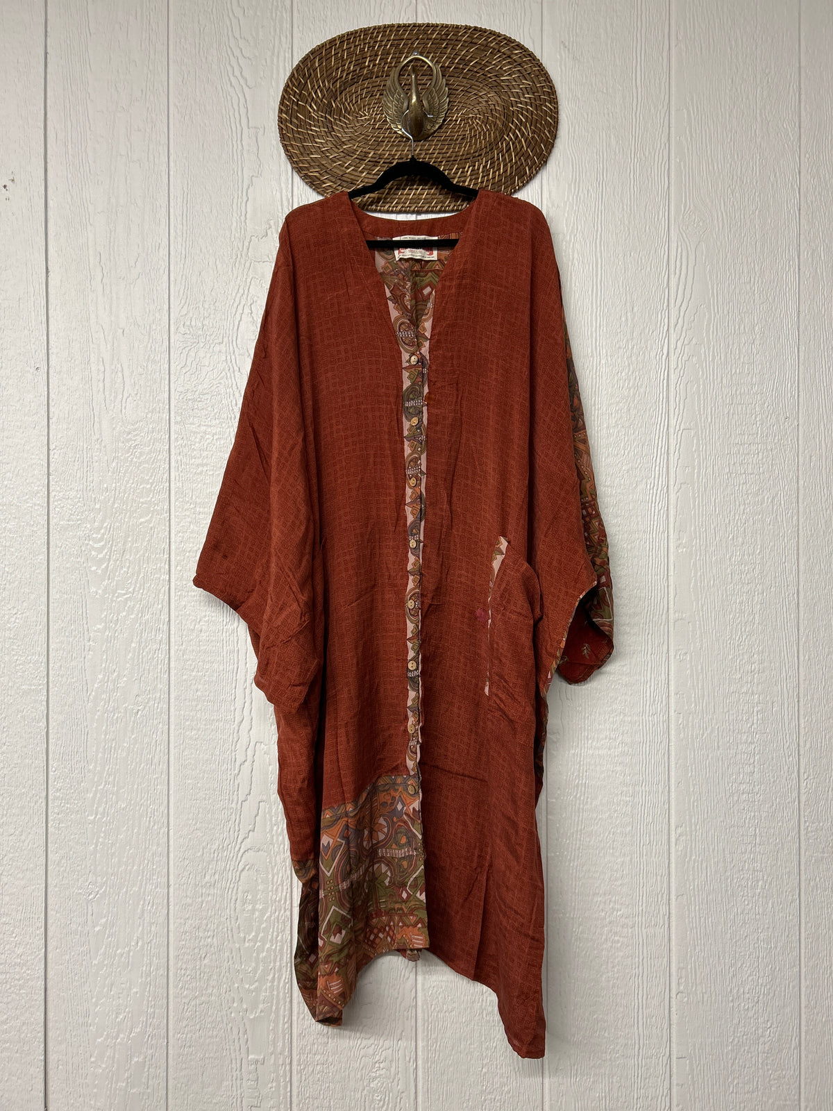 Crepe Sari Gaia Duster Dress 0826 114