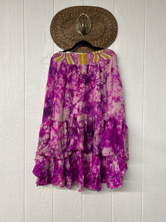 Crepe Sari Dahlia Skirt 1026 110