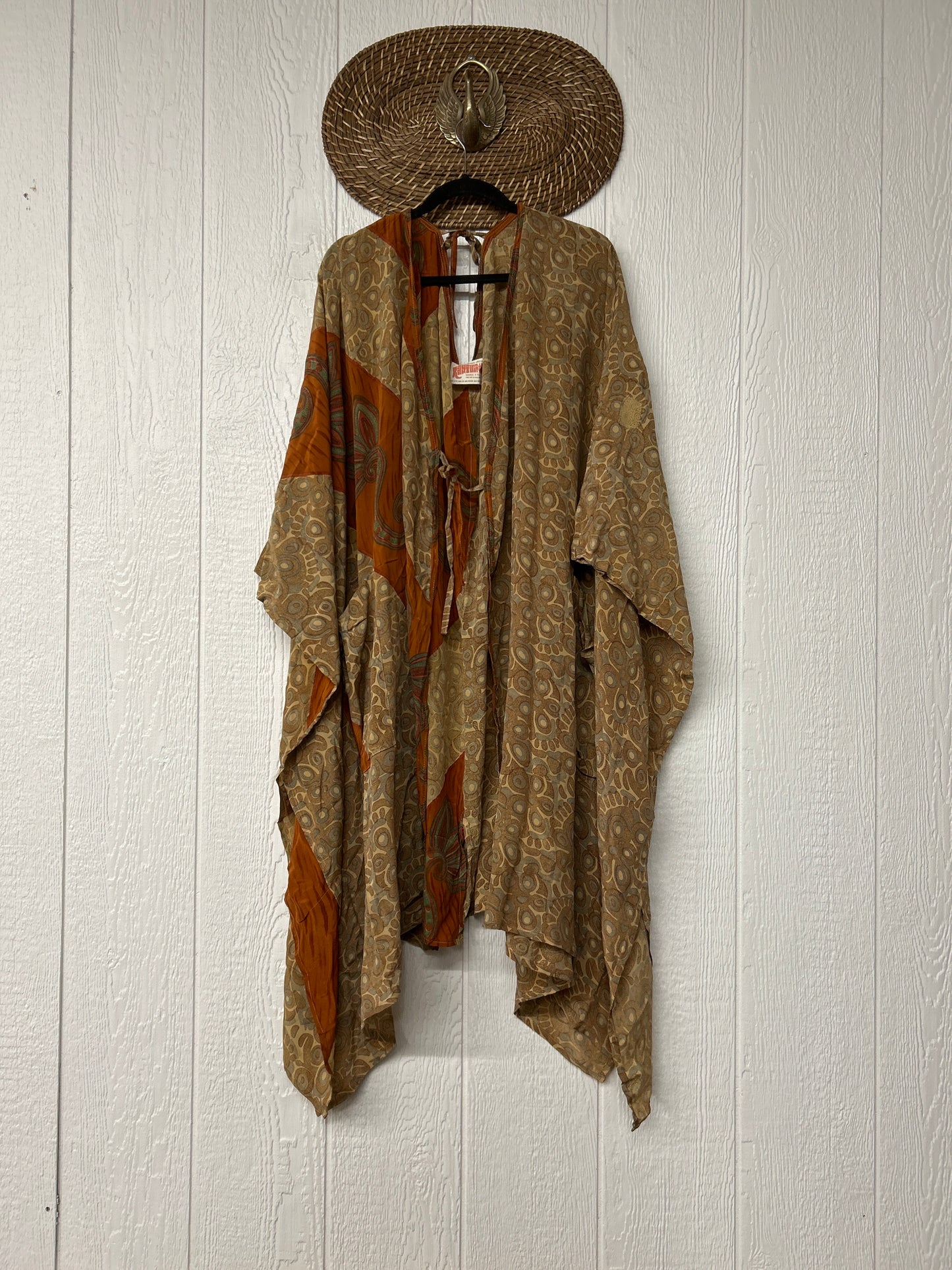 Crepe Sari Orchid Kimono 0626 108