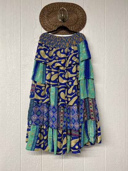 Rasgulla Sari Venus Ruffle Maxi 1125 056