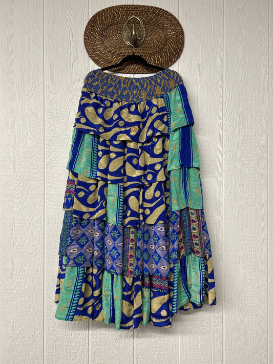 Rasgulla Sari Venus Ruffle Maxi 1125 056