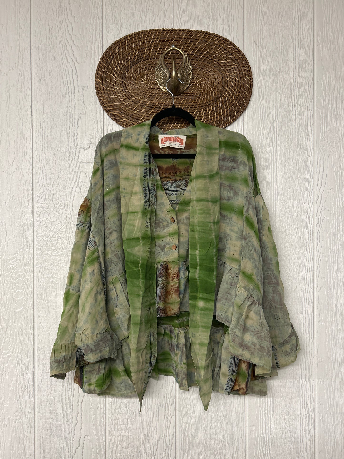 Crepe Sari Wild Rose Top 1225 232