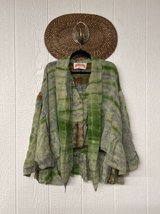 Crepe Sari Wild Rose Top 1225 232