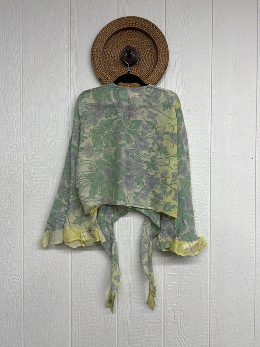 Crepe Sari Zeppelin Crop Shrug 0426 175