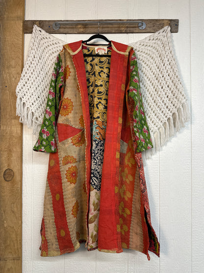 Fine Kantha Rising Sun Coat 1125 265