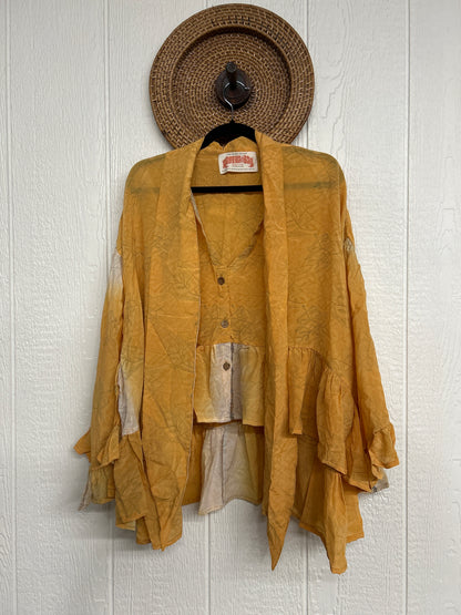 Crepe Sari Wild Rose Top 1225 094