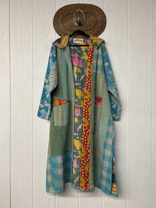 Fine Kantha Rising Sun Coat 1026 026