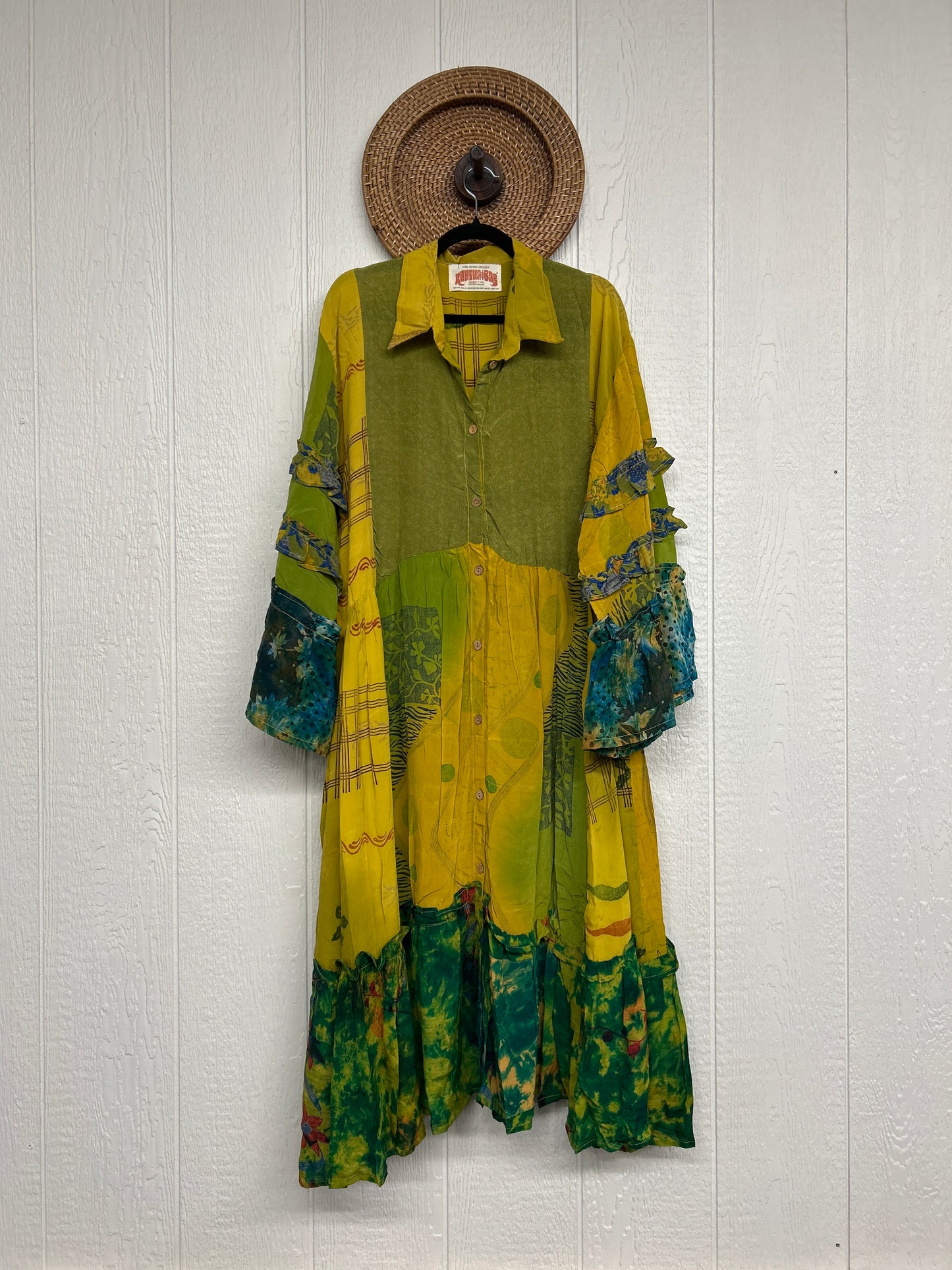 Crepe Sari Rhiannon Duster Dress 0226 185