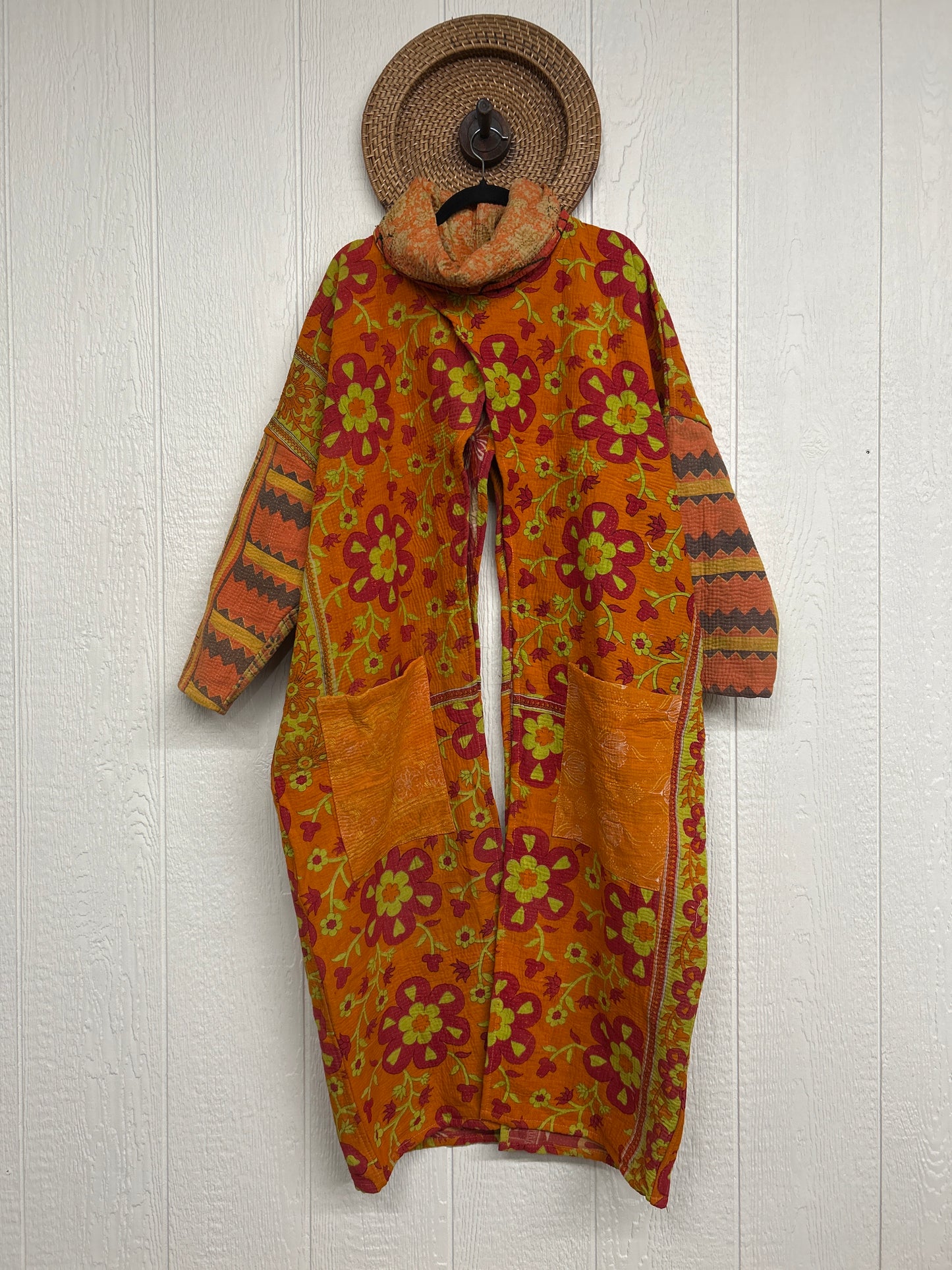 Fine Kantha Cowl Split Pullover 1225 218