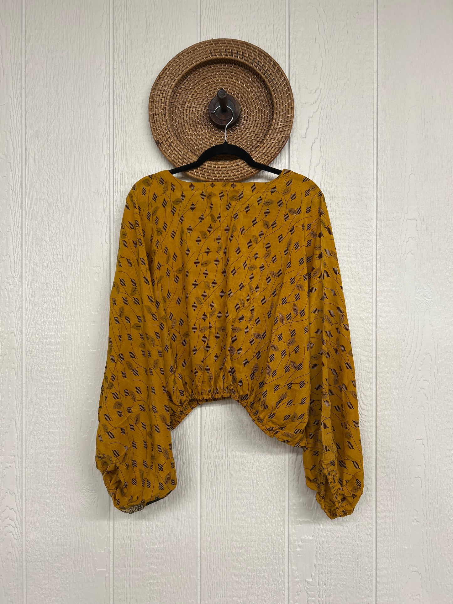 Crepe Sari Luna Crop Top 0126 063