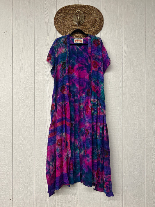 Crepe Sari Summer Evermore Kimono 0726 112