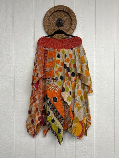 Pareo Kantha Pixie Skirt 0426 257