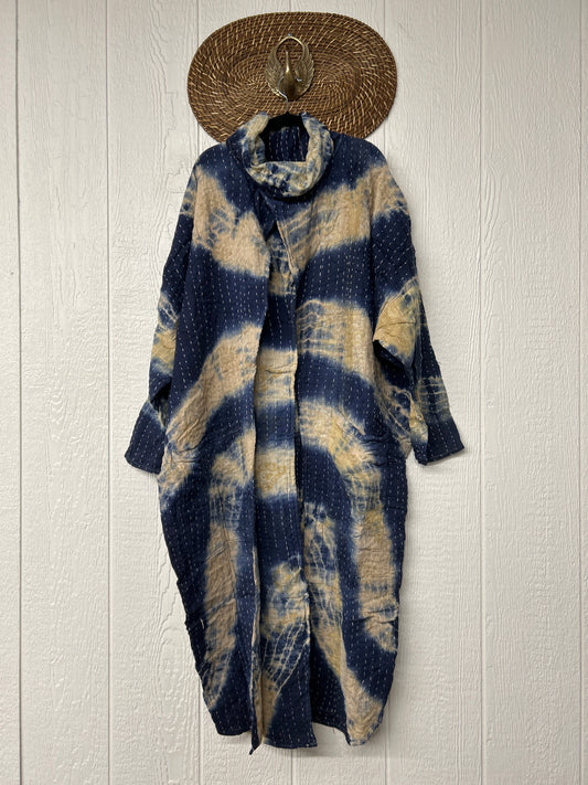 Aura Edit Koverlet Cowl Split Pullover 1026 021