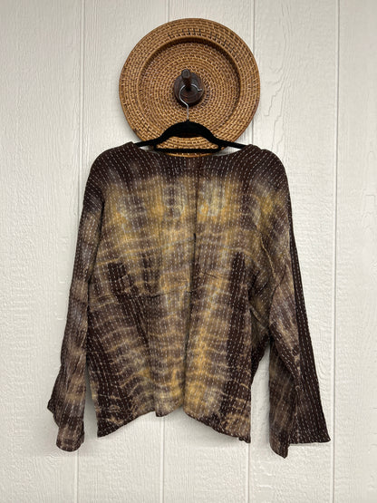 Pareo Kantha Wanderer Pocket Crop Top 0526 018
