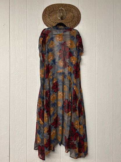 Crepe Sari Summer Evermore Kimono 0726 050